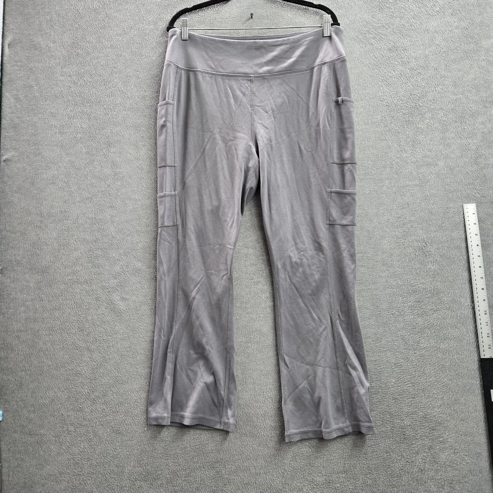 Jaanuu Women Scrub Pants XLP Gray Yoga Bootcut J95141P PO#424